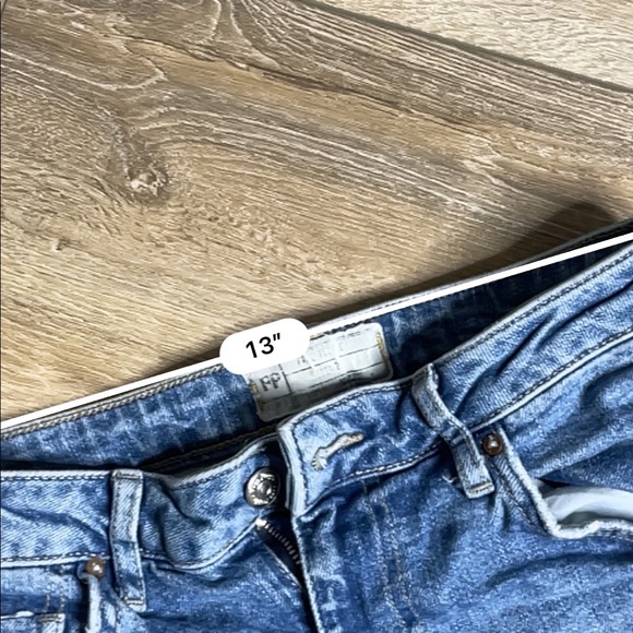 Free people raw hem straight leg jeans - Picture 3 of 5